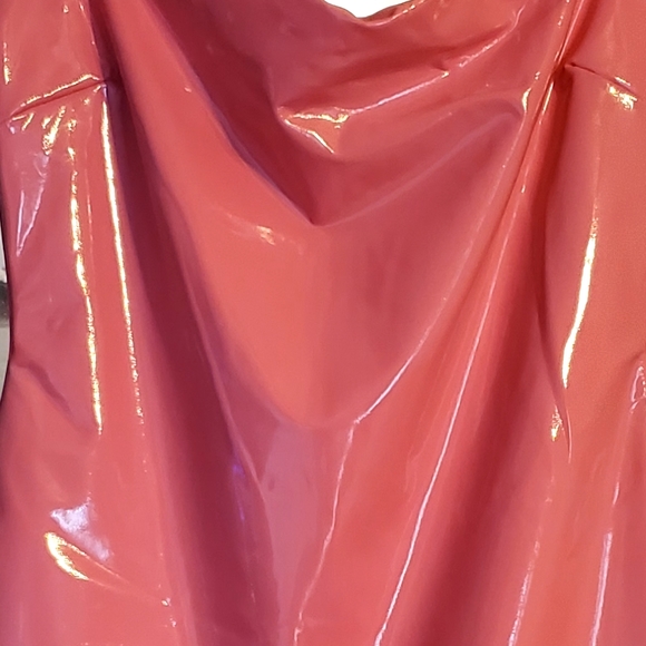 Medium but tag says XL. Faux Vinyl. Naked Wardrobe. BARBIECON Mini dress - Picture 7 of 15